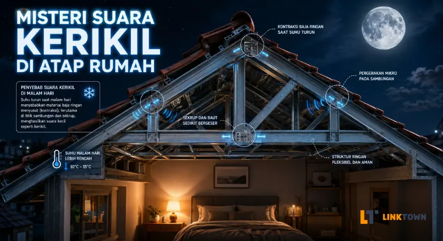 Mitos Atap Rumah Seperti Dilempar Batu Menurut Islam dan Logika Fisika